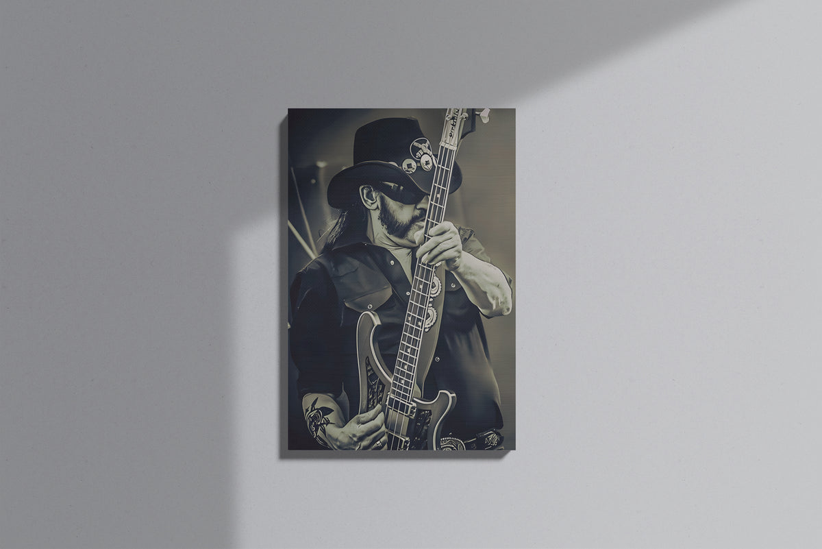 GeekCultcha Motörhead Lemmy Premium Canvas Print