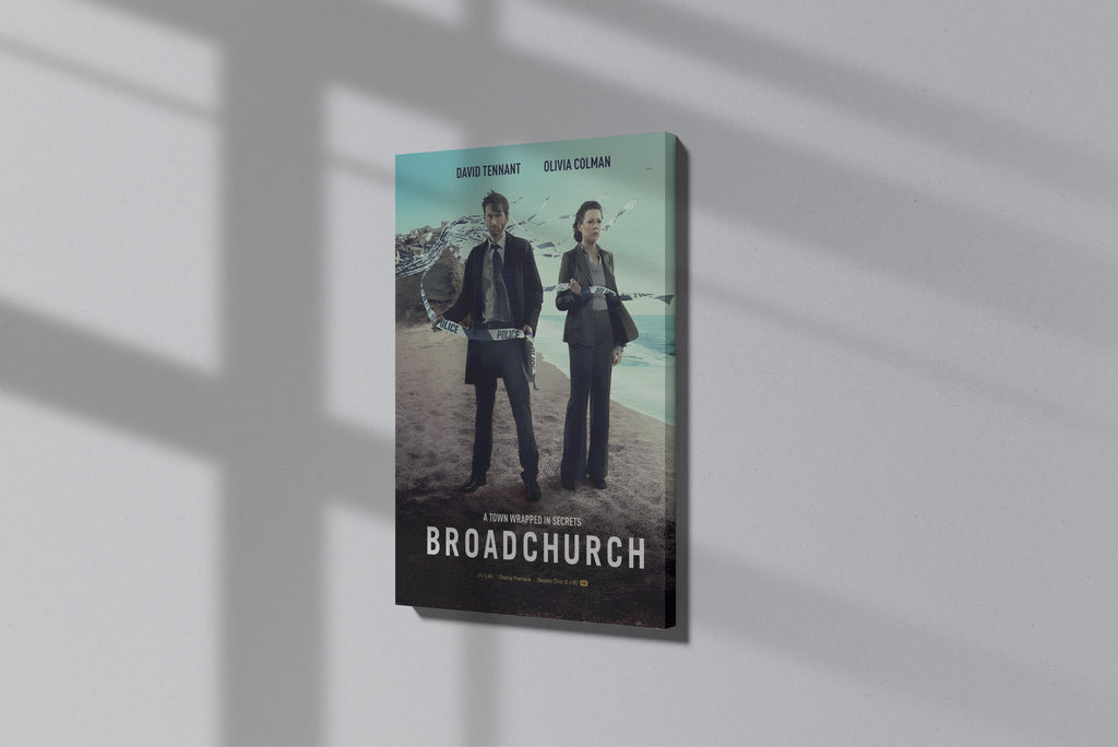 GeekCultcha Broadchurch Series Premium Canvas Painting