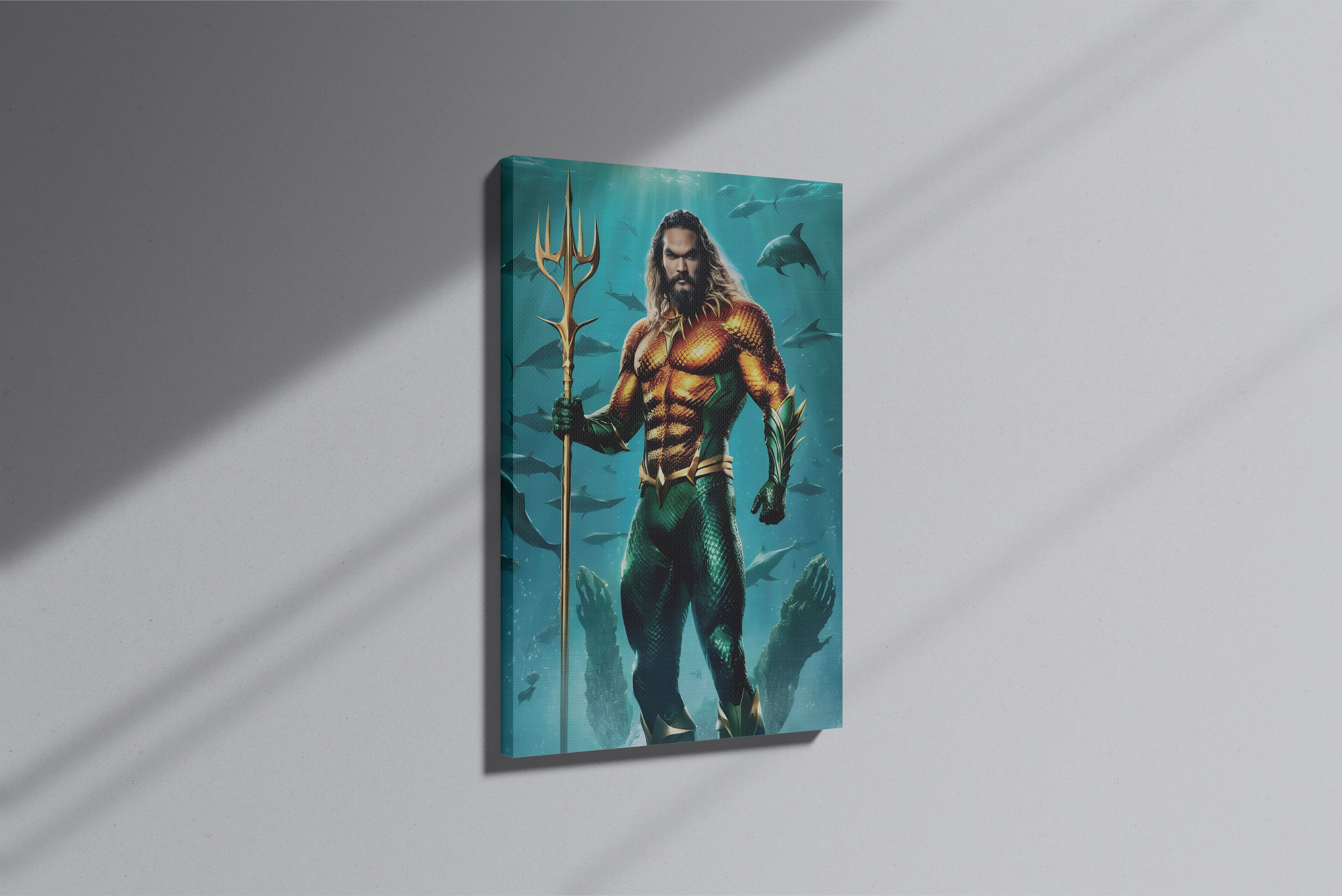 GeekCultcha DC Comics Aquaman Premium Canvas Print