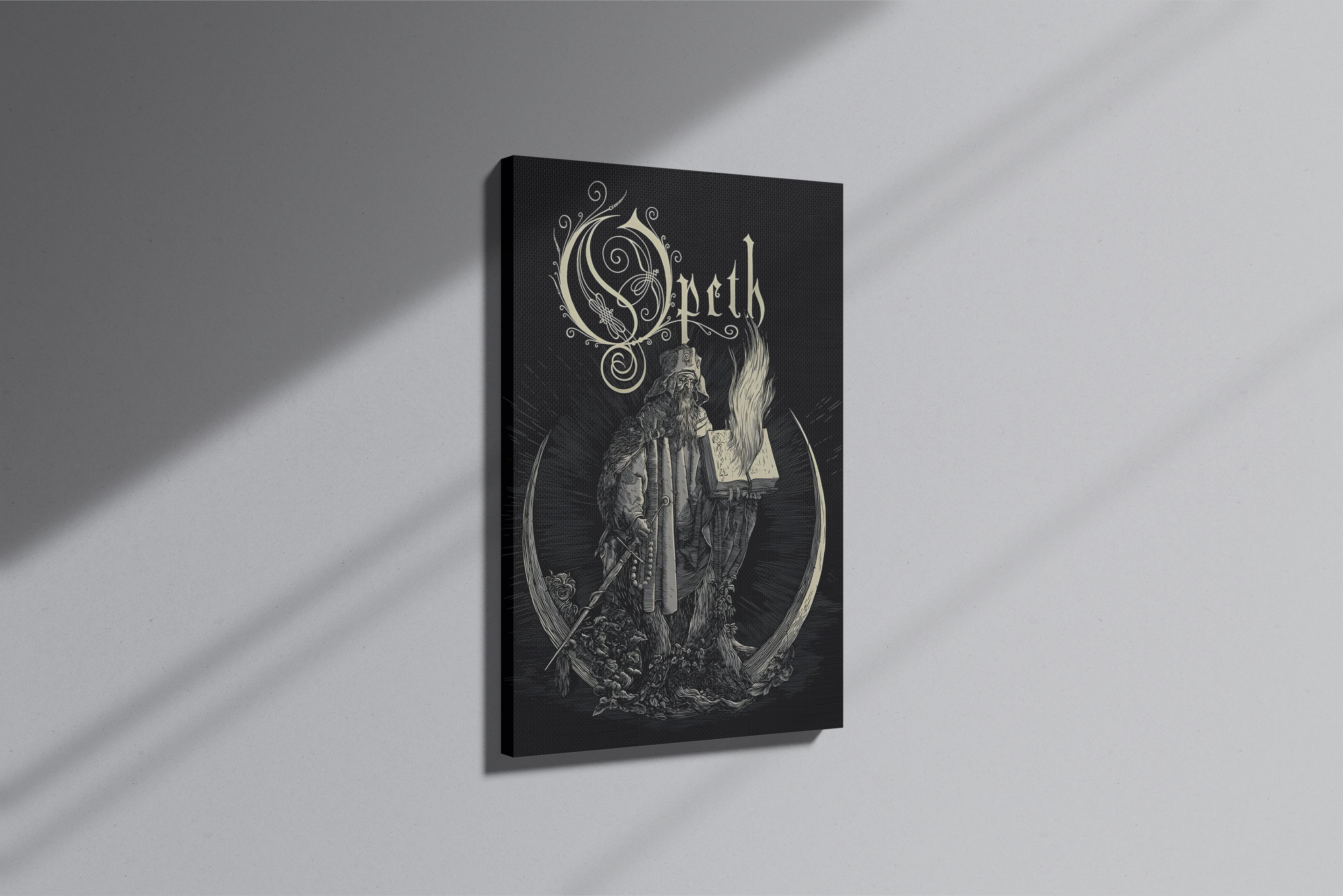 GeekCultcha Opeth Wizard Premium Canvas Print
