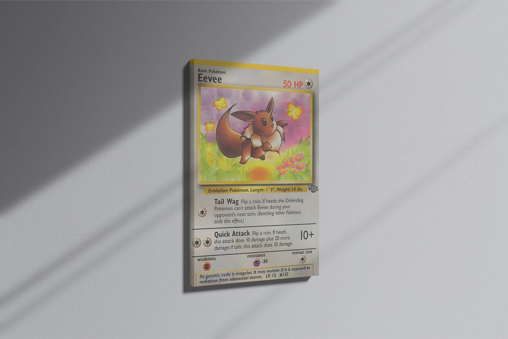GeekCultcha Pokémon Eevee Premium Canvas Print