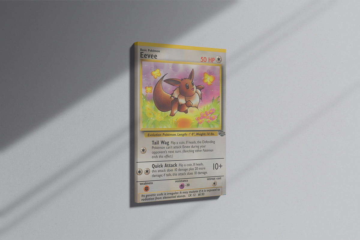 GeekCultcha Pokémon Eevee Premium Canvas Print