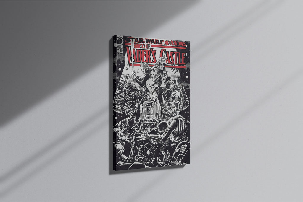 GeekCultcha Star Wars Ghosts of Vader's Castle Premium Canvas Print