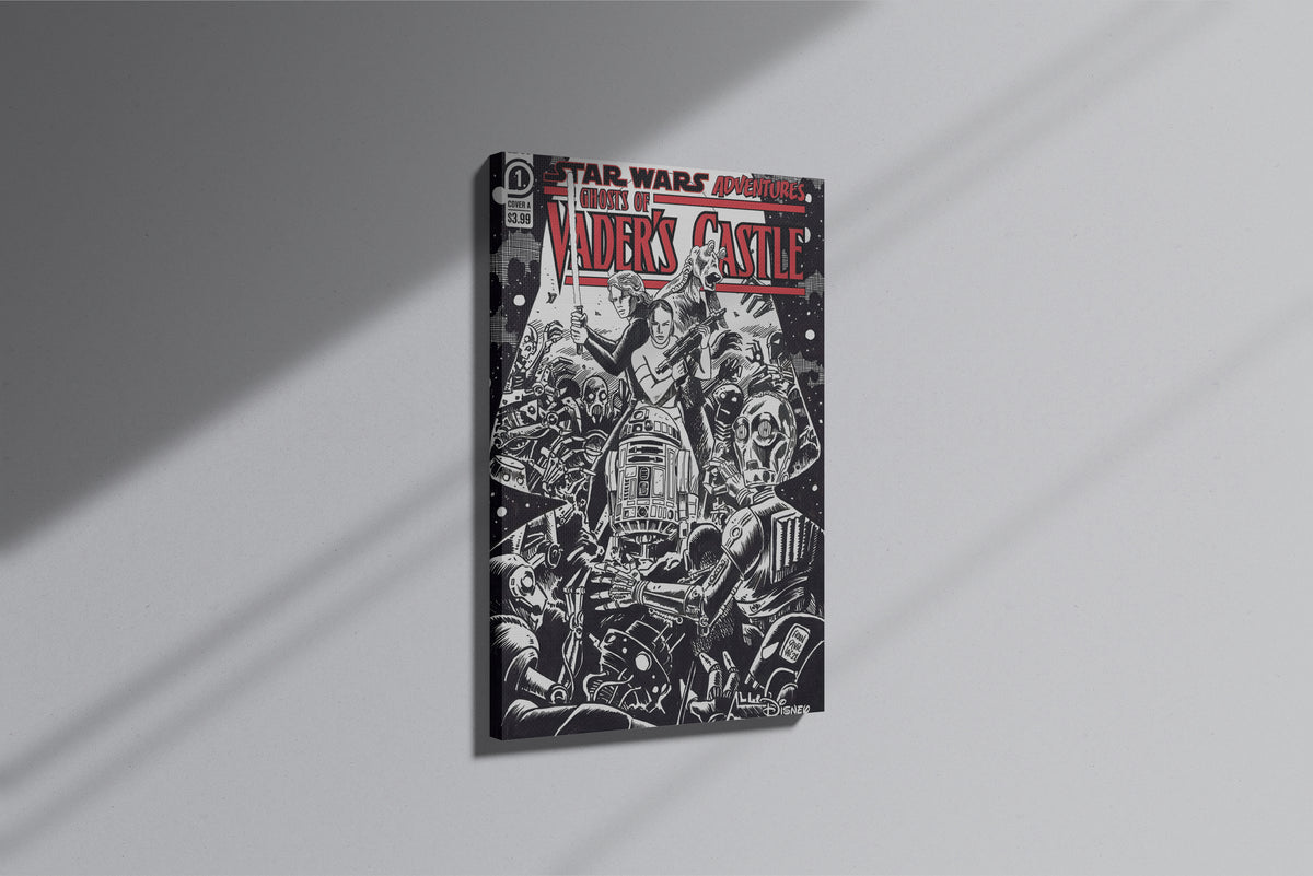 GeekCultcha Star Wars Ghosts of Vader's Castle Premium Canvas Print