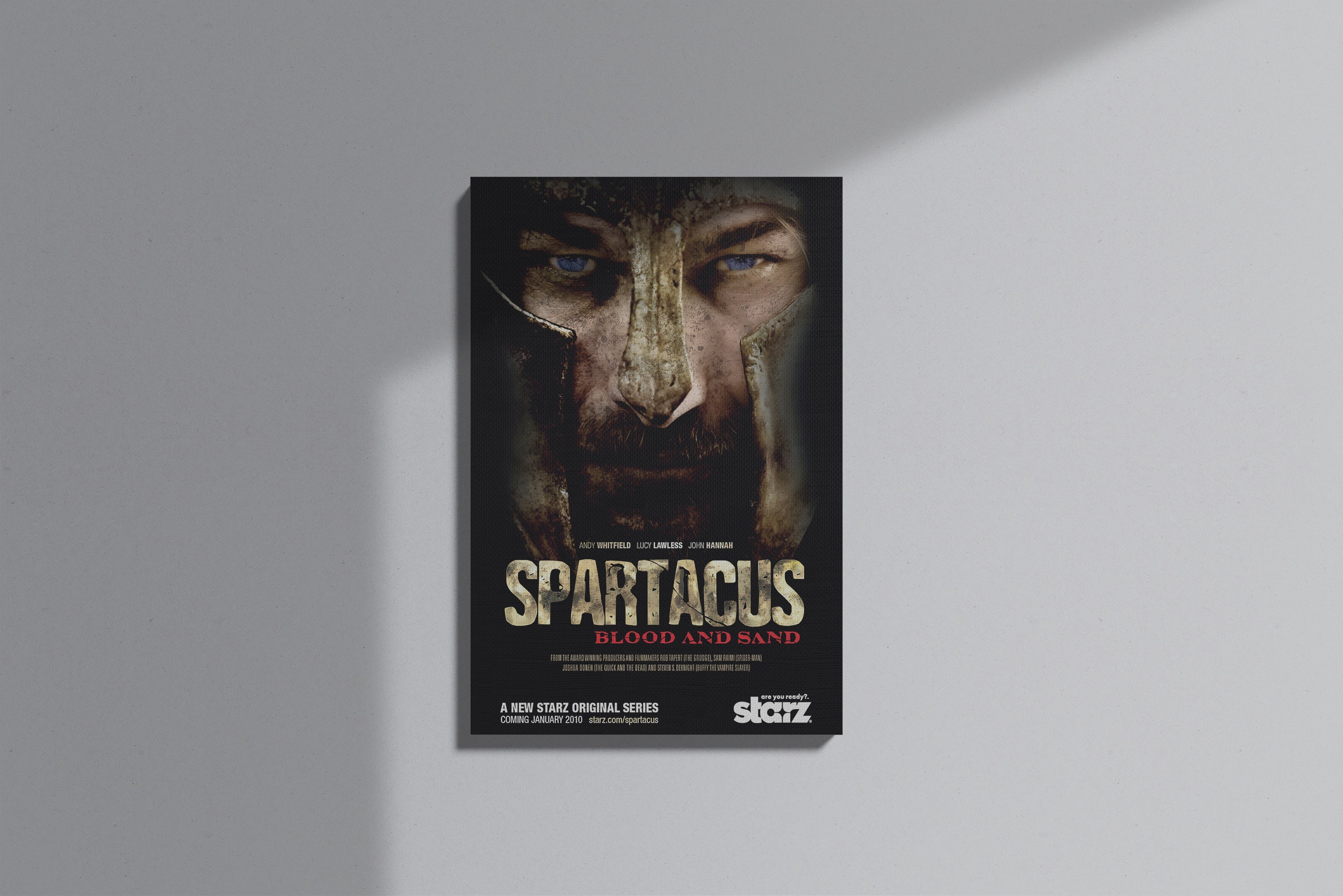GeekCultcha Spartacus Blood and Sand Premium Canvas Print