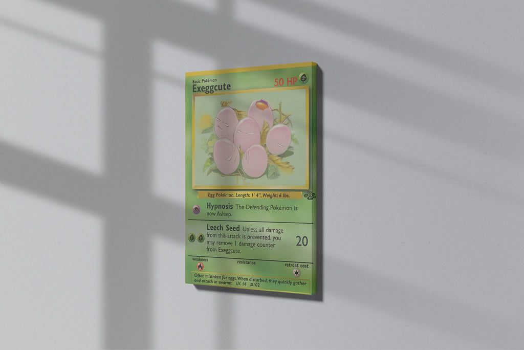 GeekCultcha Pokémon Exeggcute Premium Canvas Print