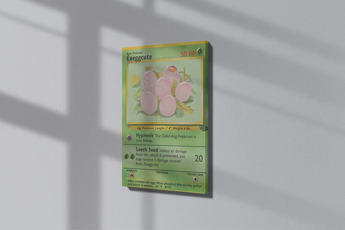 GeekCultcha Pokémon Exeggcute Premium Canvas Print