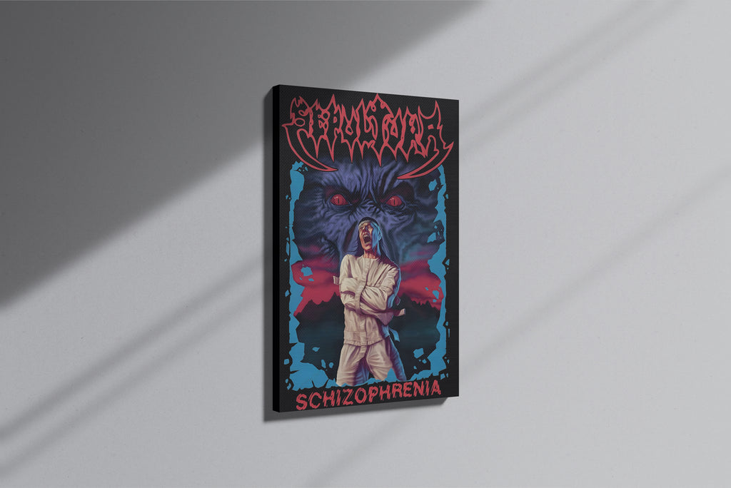 GeekCultcha Sepultura Schizophrenia Premium Canvas Print