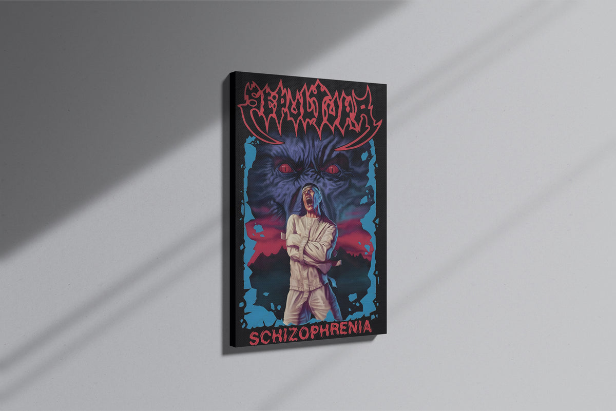 GeekCultcha Sepultura Schizophrenia Premium Canvas Print
