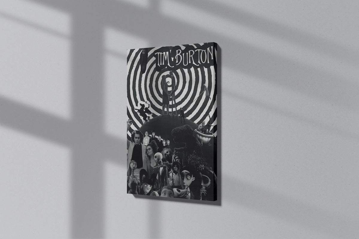 GeekCultcha Tim Burton Collection Canvas Print
