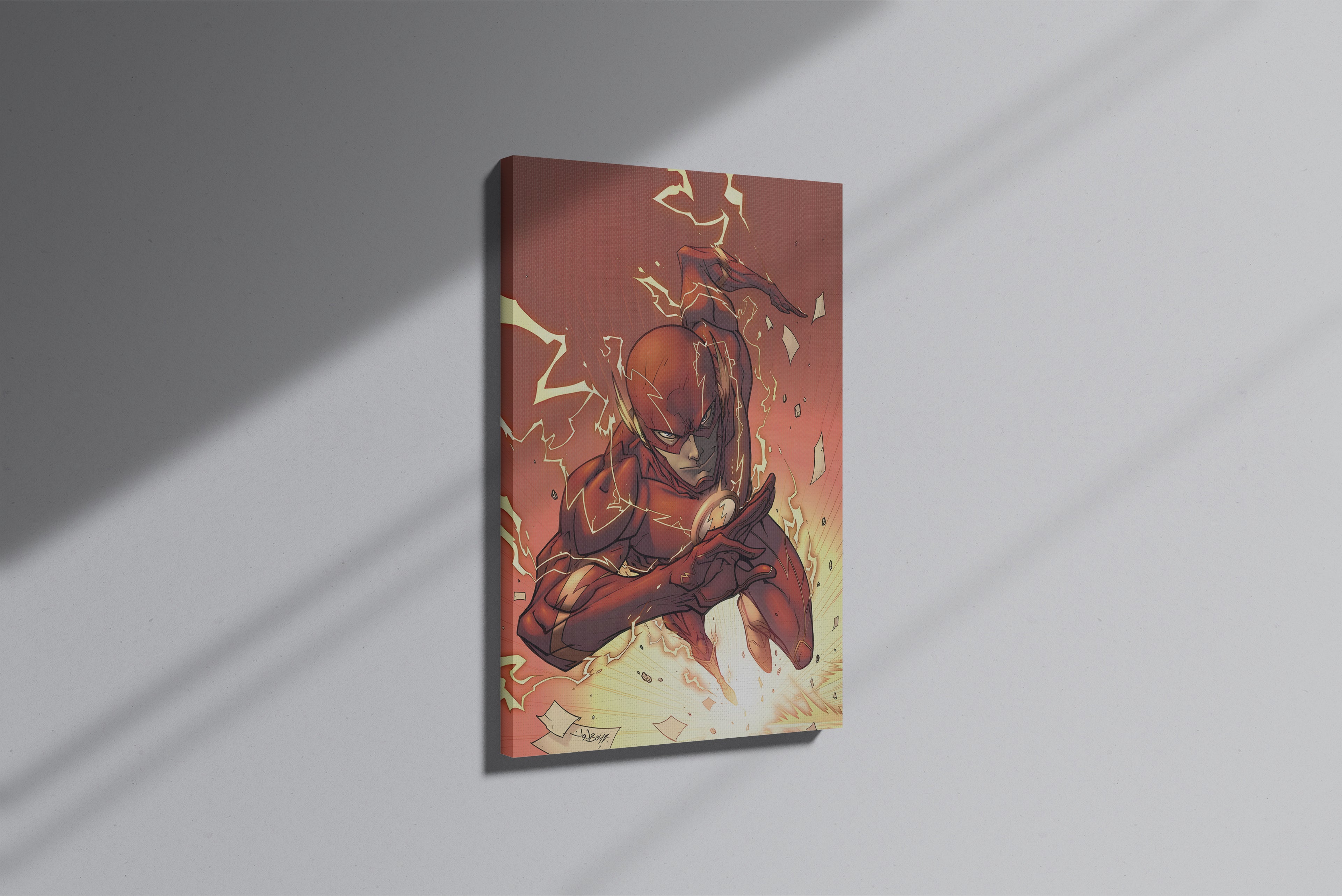 GeekCultcha DC Comics Flash Premium Canvas Print
