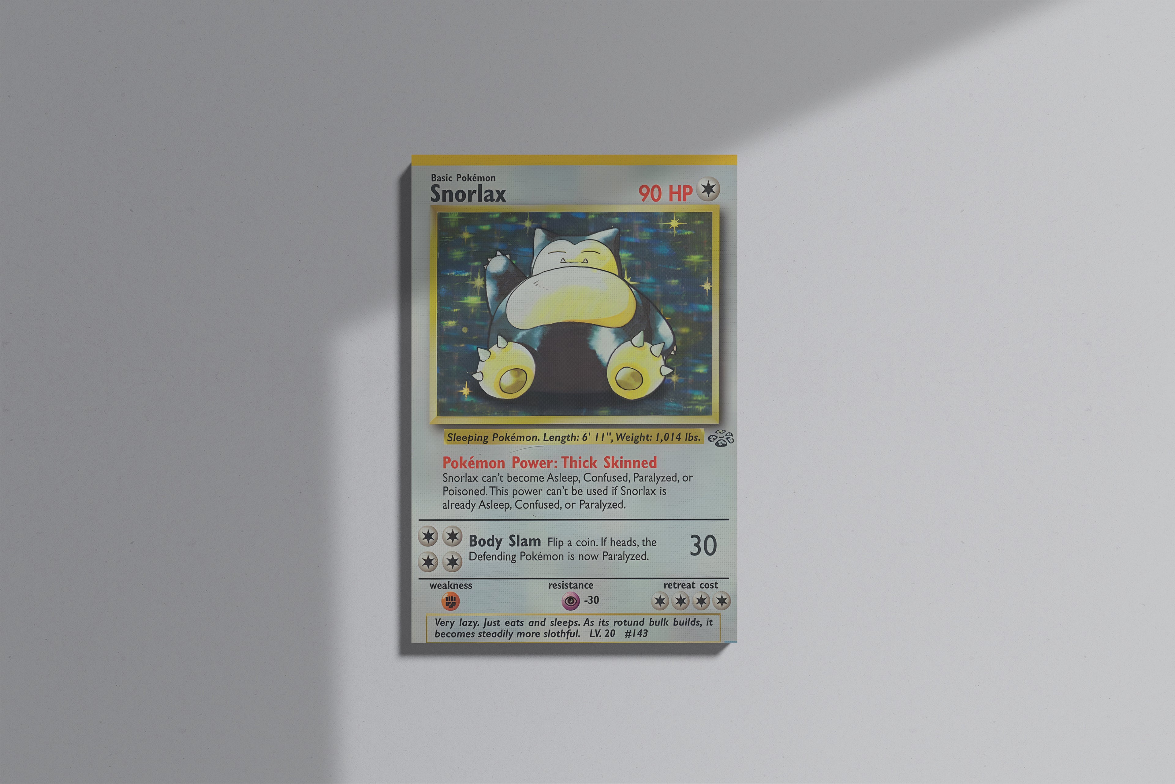 GeekCultcha Pokémon Snorlax Premium Canvas Print Modern