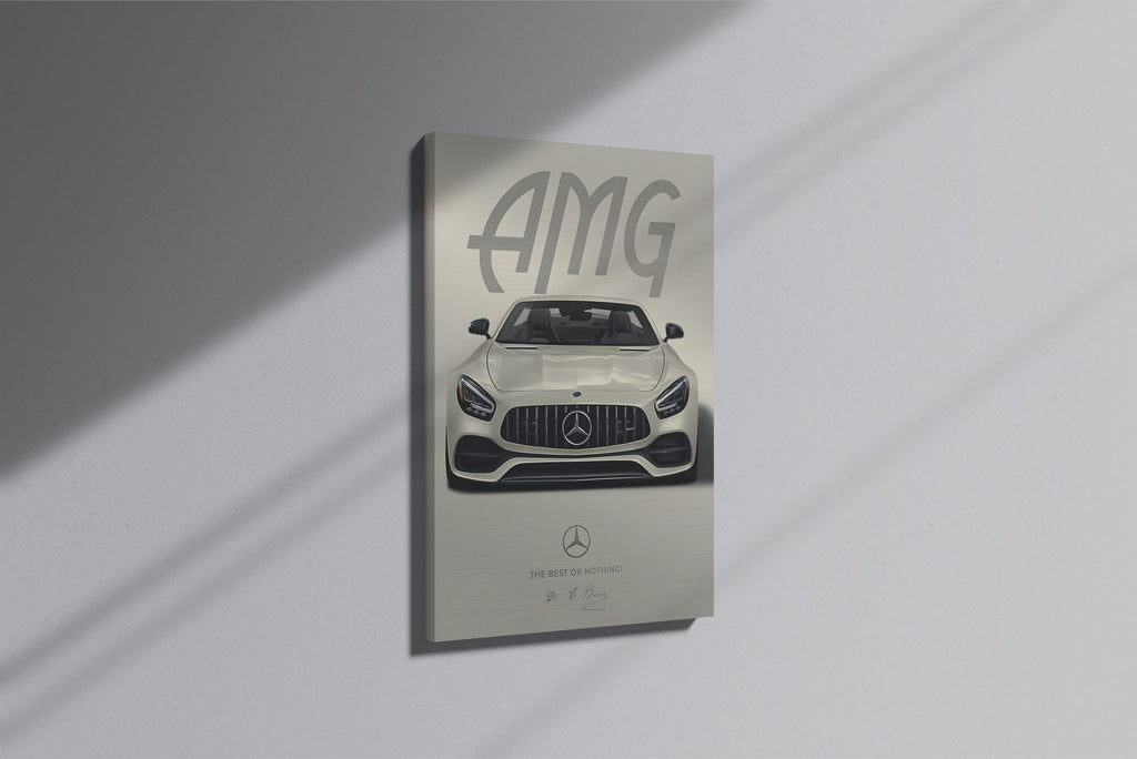 GeekCultcha Mercedes-Benz AMG Premium Canvas Print
