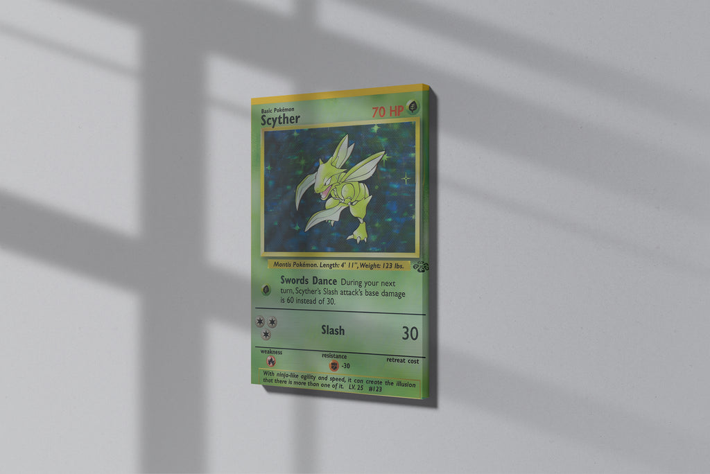 GeekCultcha Pokémon Scyther Premium Canvas Print