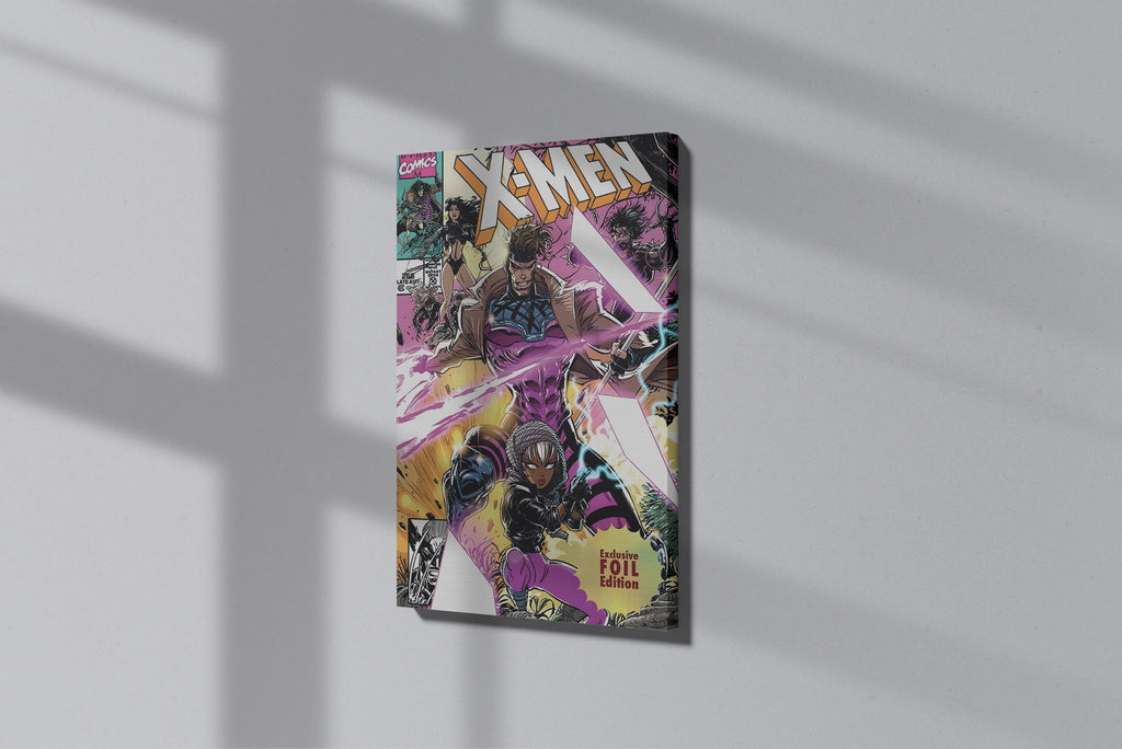 GeekCultcha Marvel X-Men Gambit and Storm Premium Canvas Print