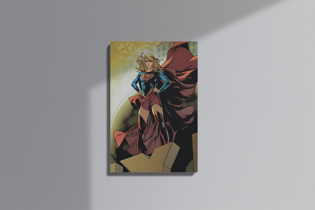 GeekCultcha DC Comics Supergirl Premium Canvas Print