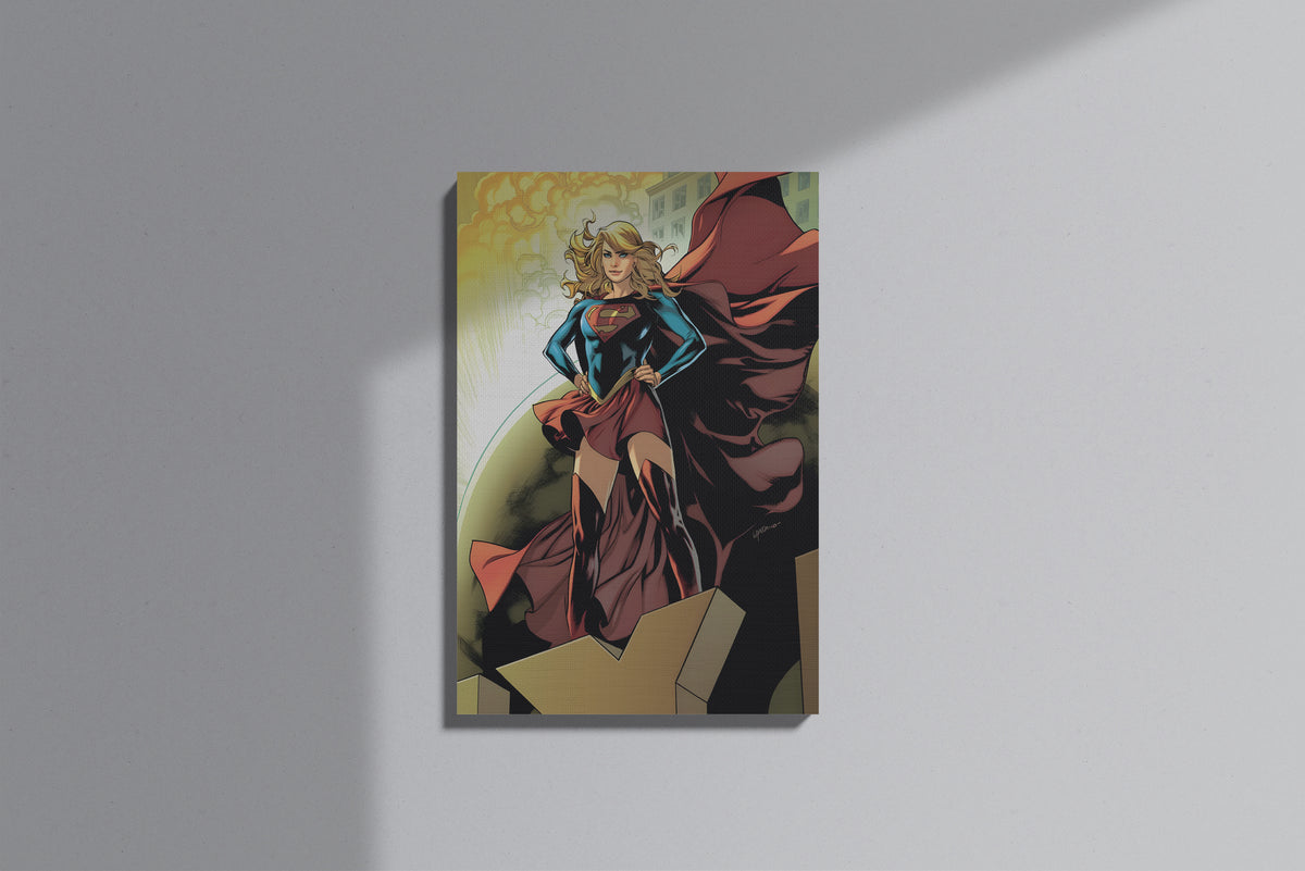 GeekCultcha DC Comics Supergirl Premium Canvas Print