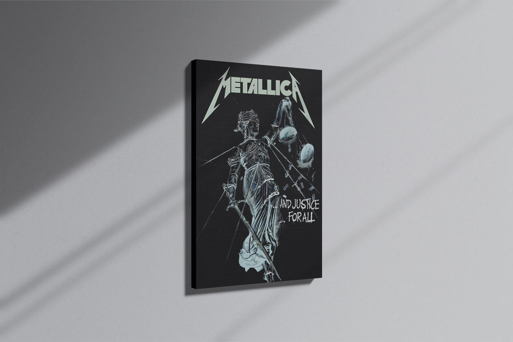 GeekCultcha Metallica And Justice For All Premium Canvas Print