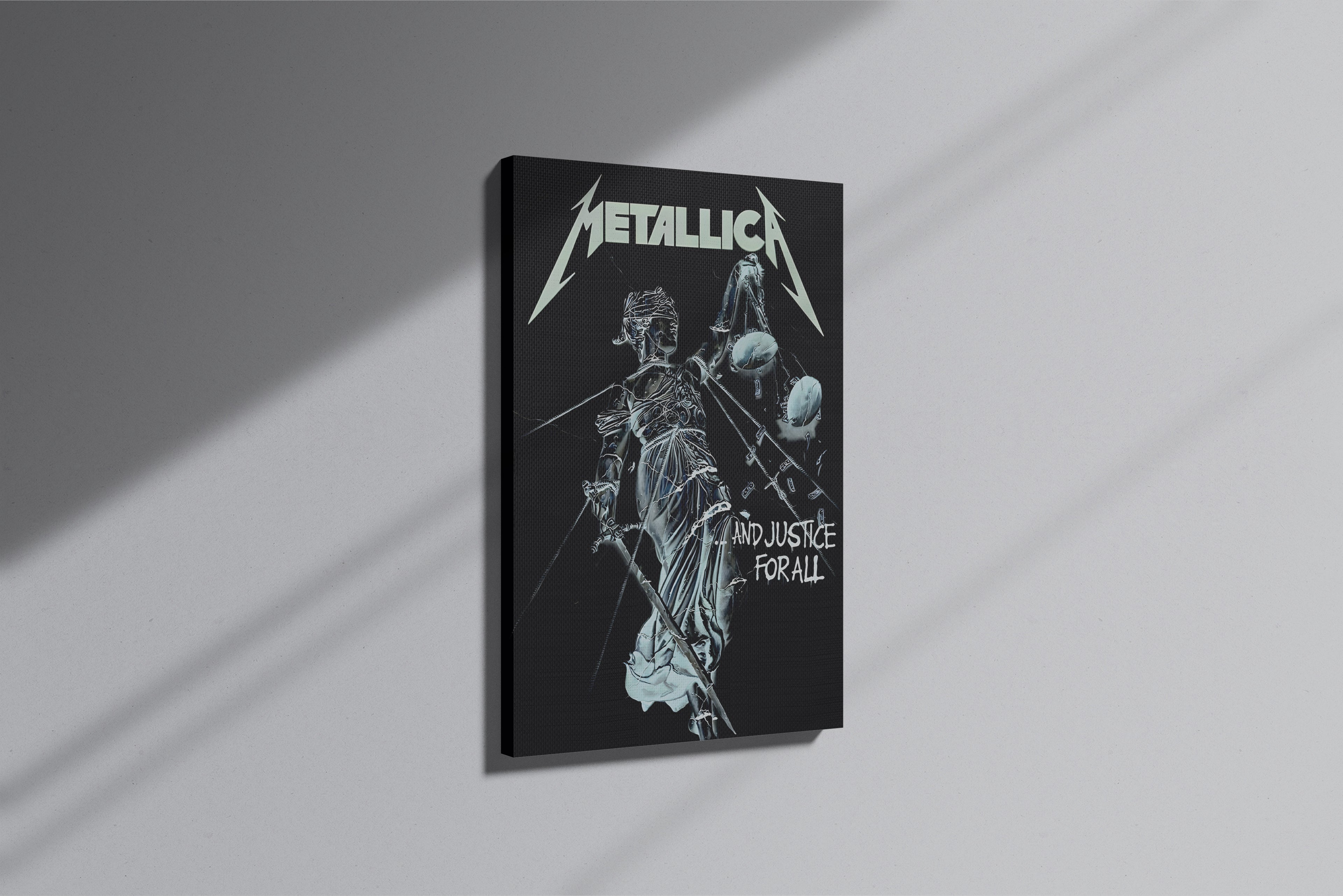 GeekCultcha Metallica And Justice For All Premium Canvas Print