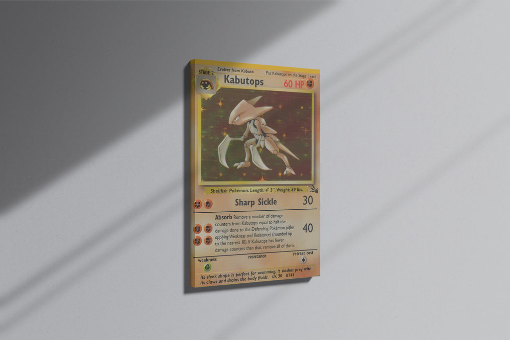 GeekCultcha Pokémon Kabutops Premium Canvas Print