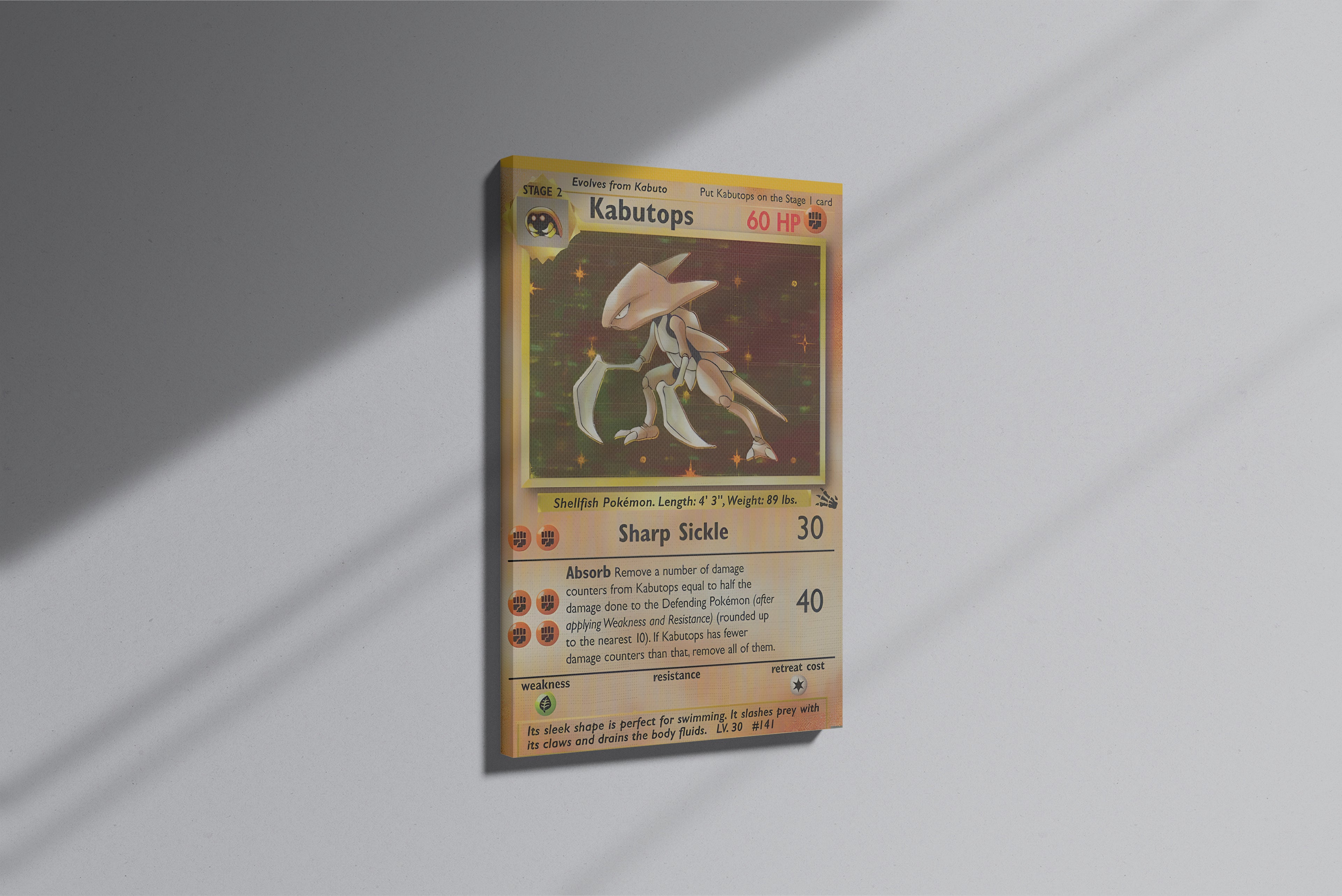 GeekCultcha Pokémon Kabutops Premium Canvas Print