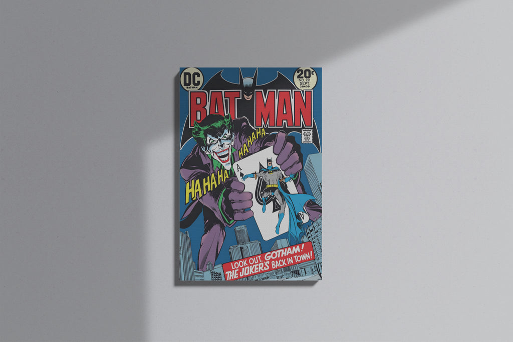 GeekCultcha DC Comics Batman Joker Premium Canvas Print