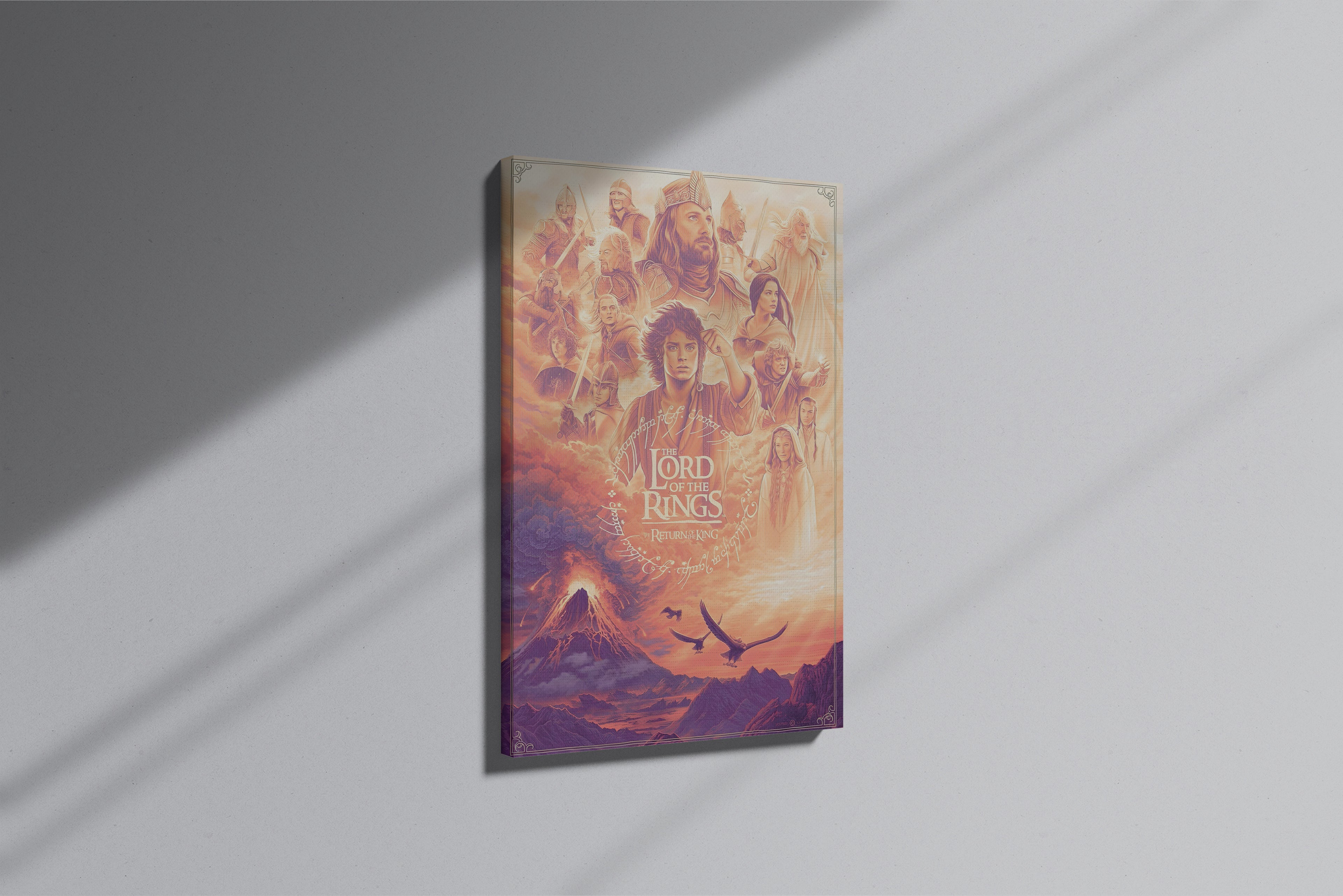 GeekCultcha The Lord of the Rings Aragorn Premium Canvas Print