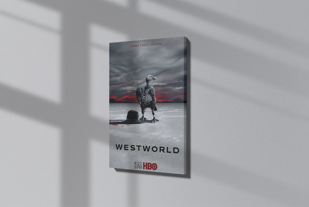 GeekCultcha Westworld Chaos Takes Control Premium Canvas Print