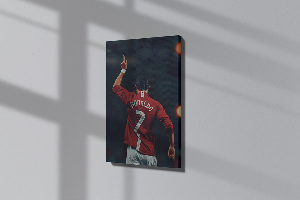 GeekCultcha Ronaldo Manchester United Premium Canvas Print