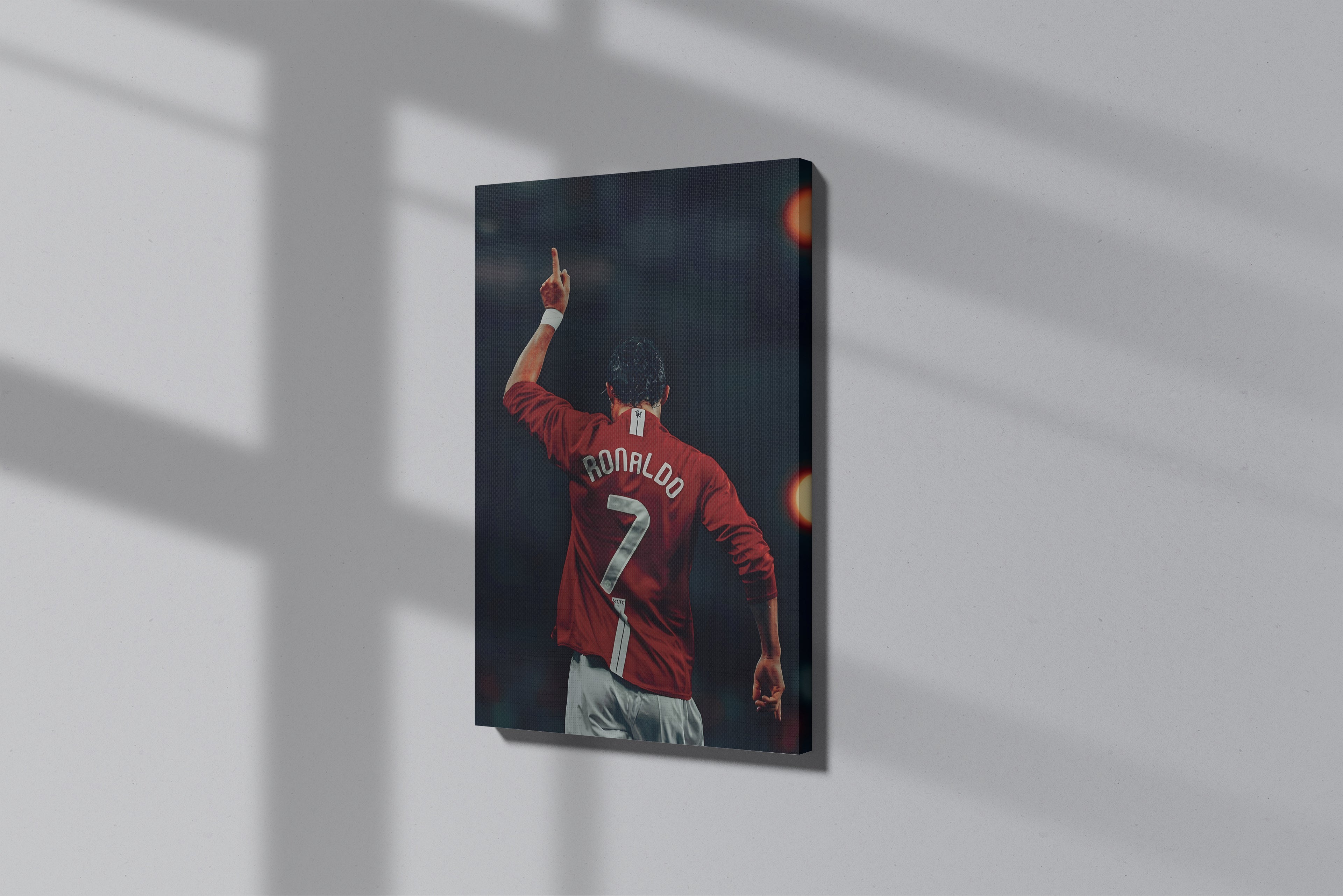 GeekCultcha Ronaldo Manchester United Premium Canvas Print