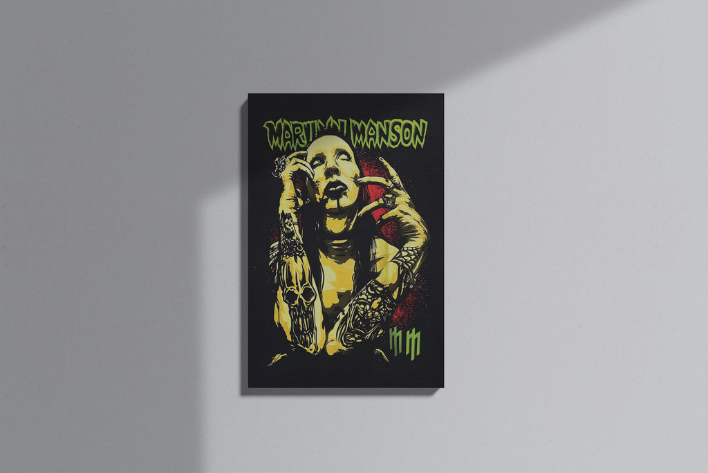 Marilyn Manson Themed Premium Canvas Painting