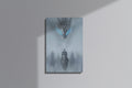 GeekCultcha Game of Thrones Night King and Dragon Premium Canvas Print