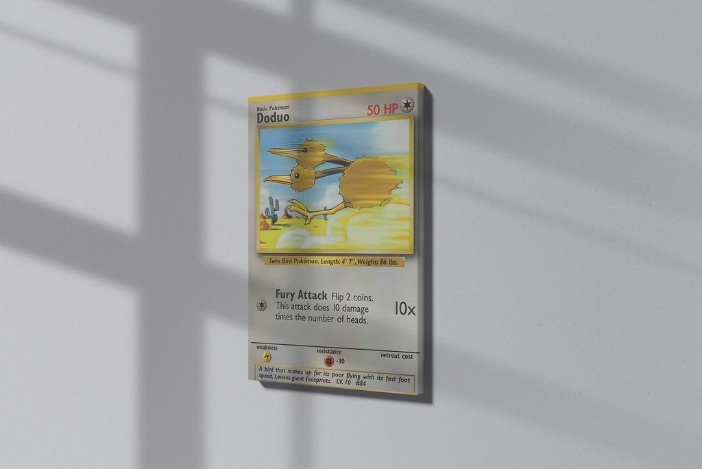 GeekCultcha Pokémon Doduo Premium Canvas Print