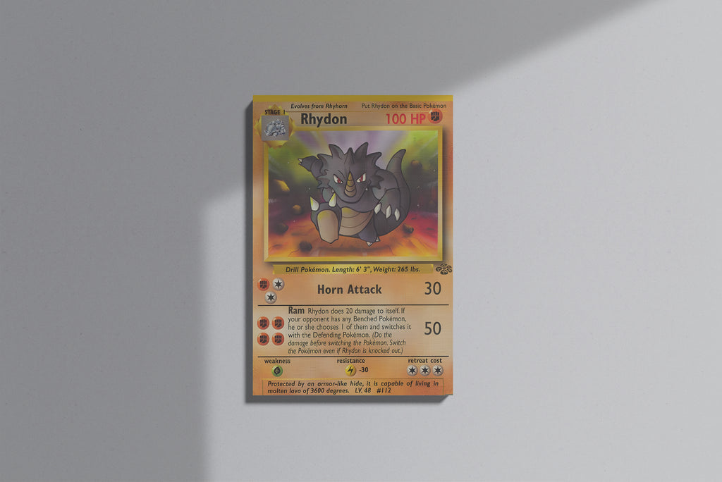 GeekCultcha Pokémon Rhydon Premium Canvas Print