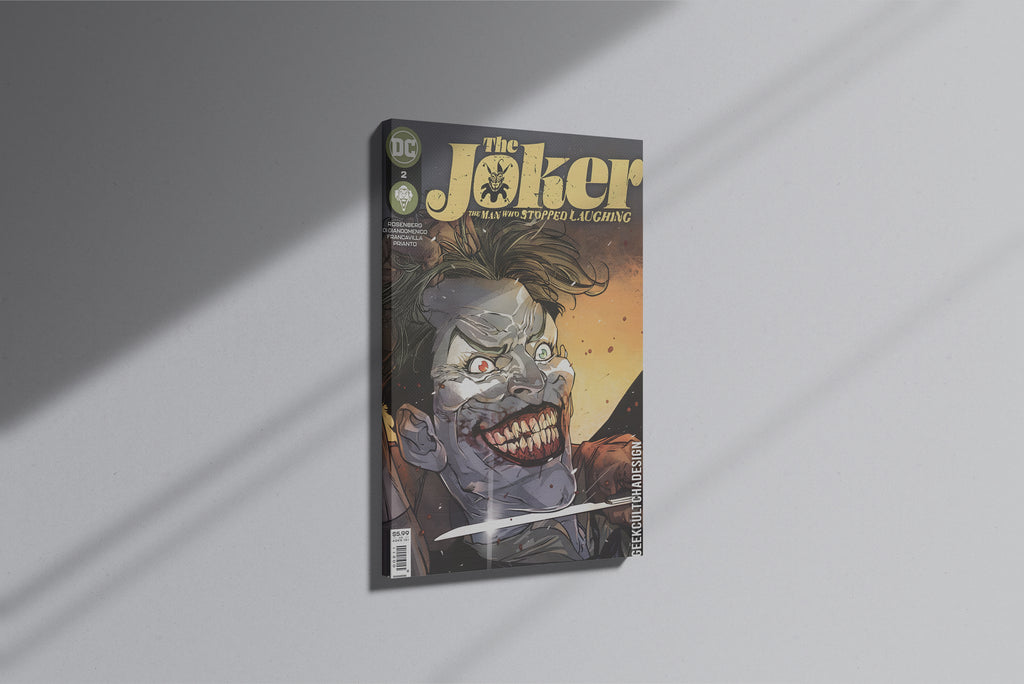 GeekCultcha DC Comics Joker Premium Canvas Painting Dynamic Design