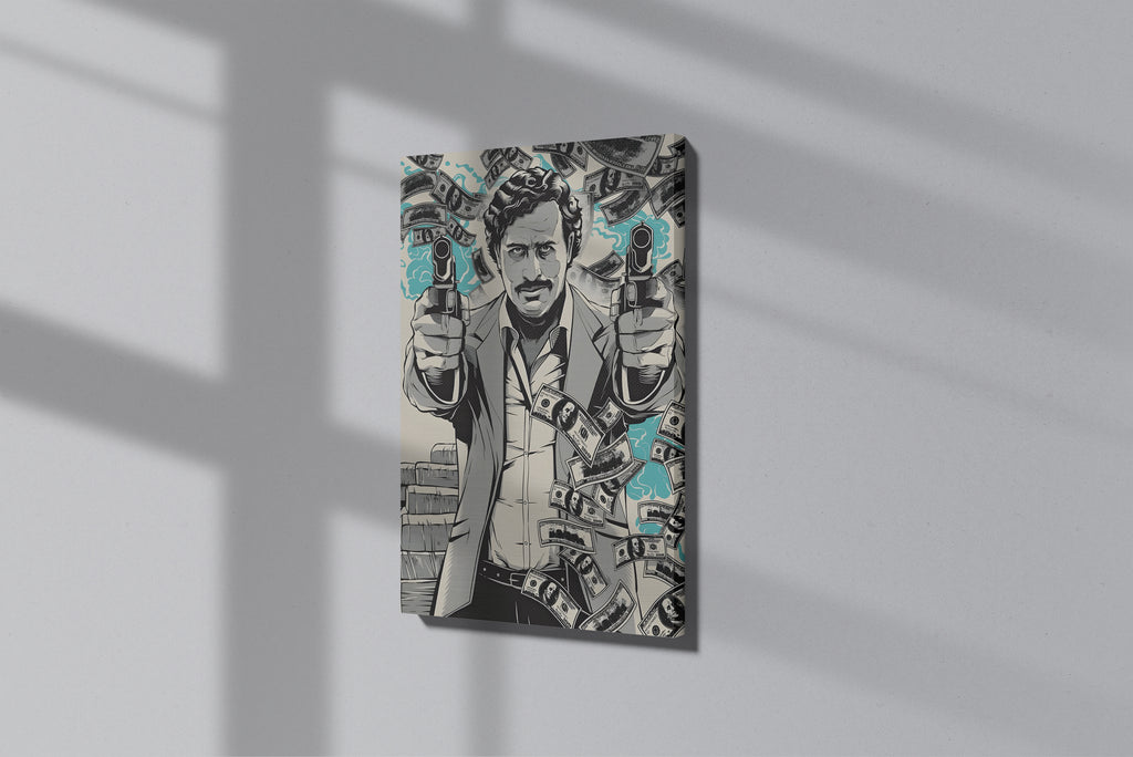 GeekCultcha Narcos Pablo Escobar Premium Canvas Print