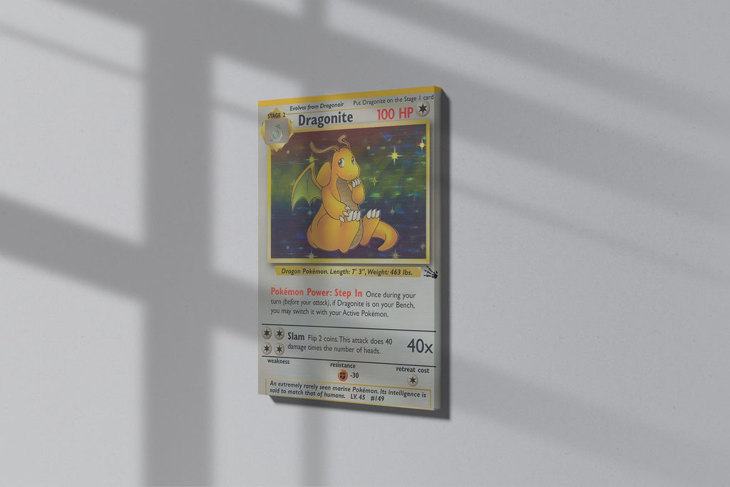 GeekCultcha Pokémon Dragonite Premium Canvas Print