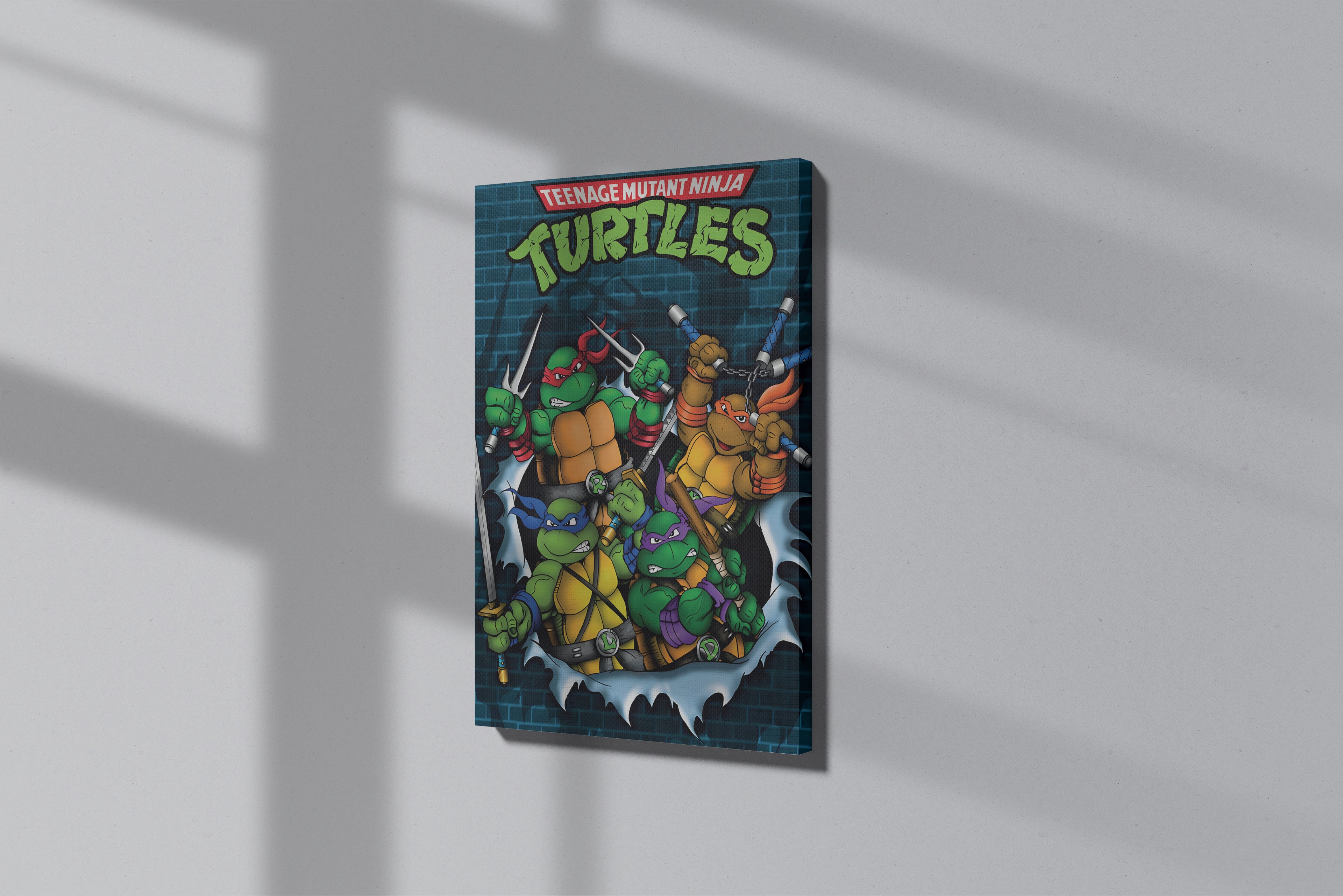 GeekCultcha Teenage Mutant Ninja Turtles Premium Canvas Print