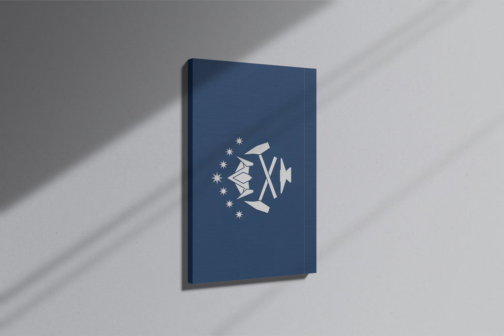 GeekCultcha Premium Canvas Painting with International Space Station Theme