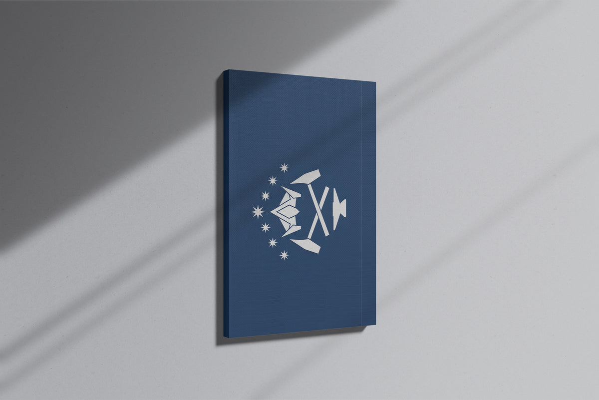 GeekCultcha Premium Canvas Painting with International Space Station Theme