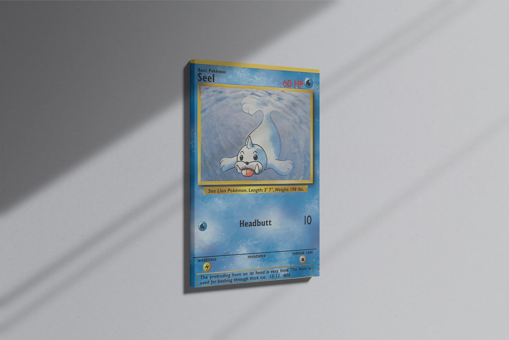GeekCultcha Pokémon Seel Premium Canvas Print