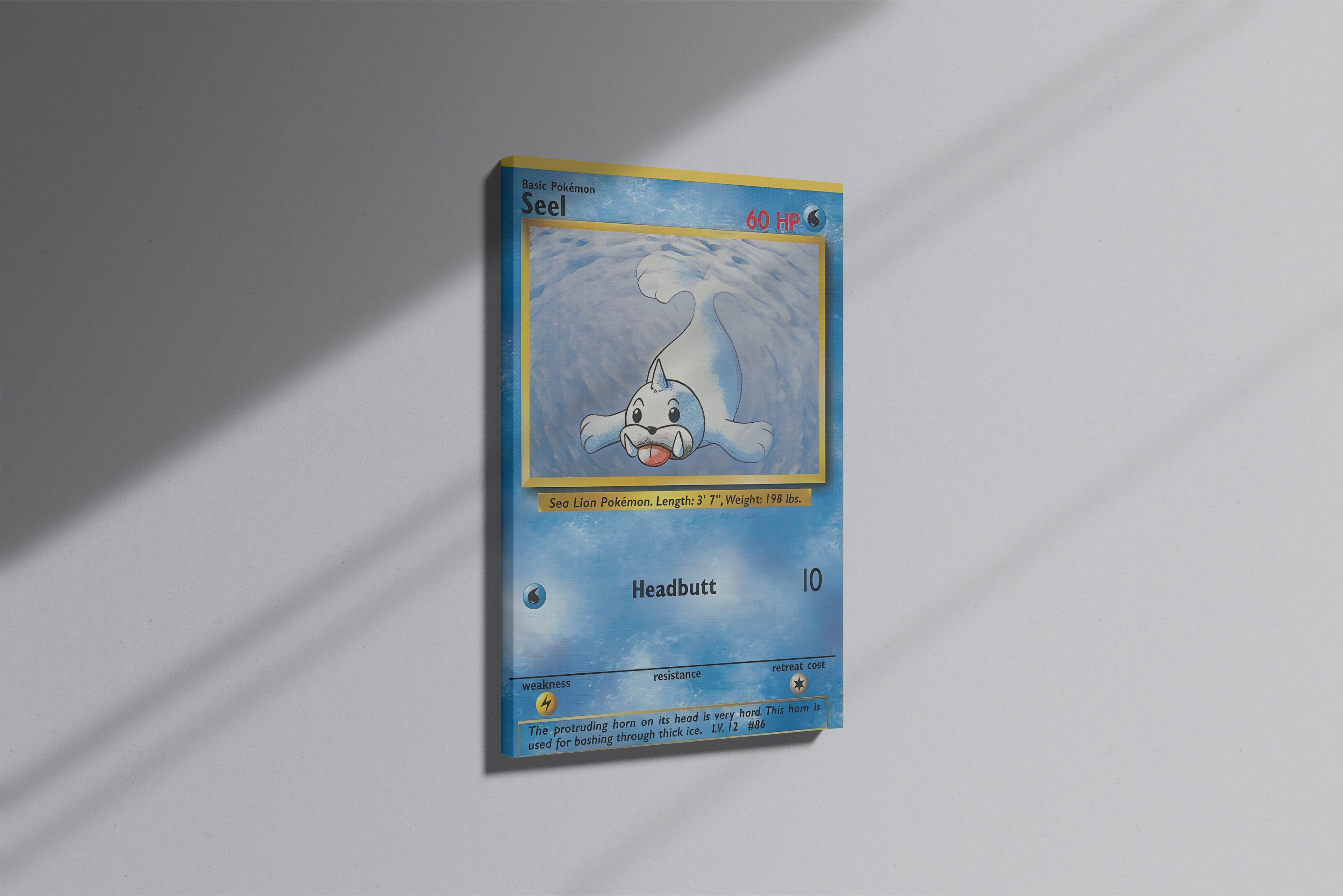 GeekCultcha Pokémon Seel Premium Canvas Print