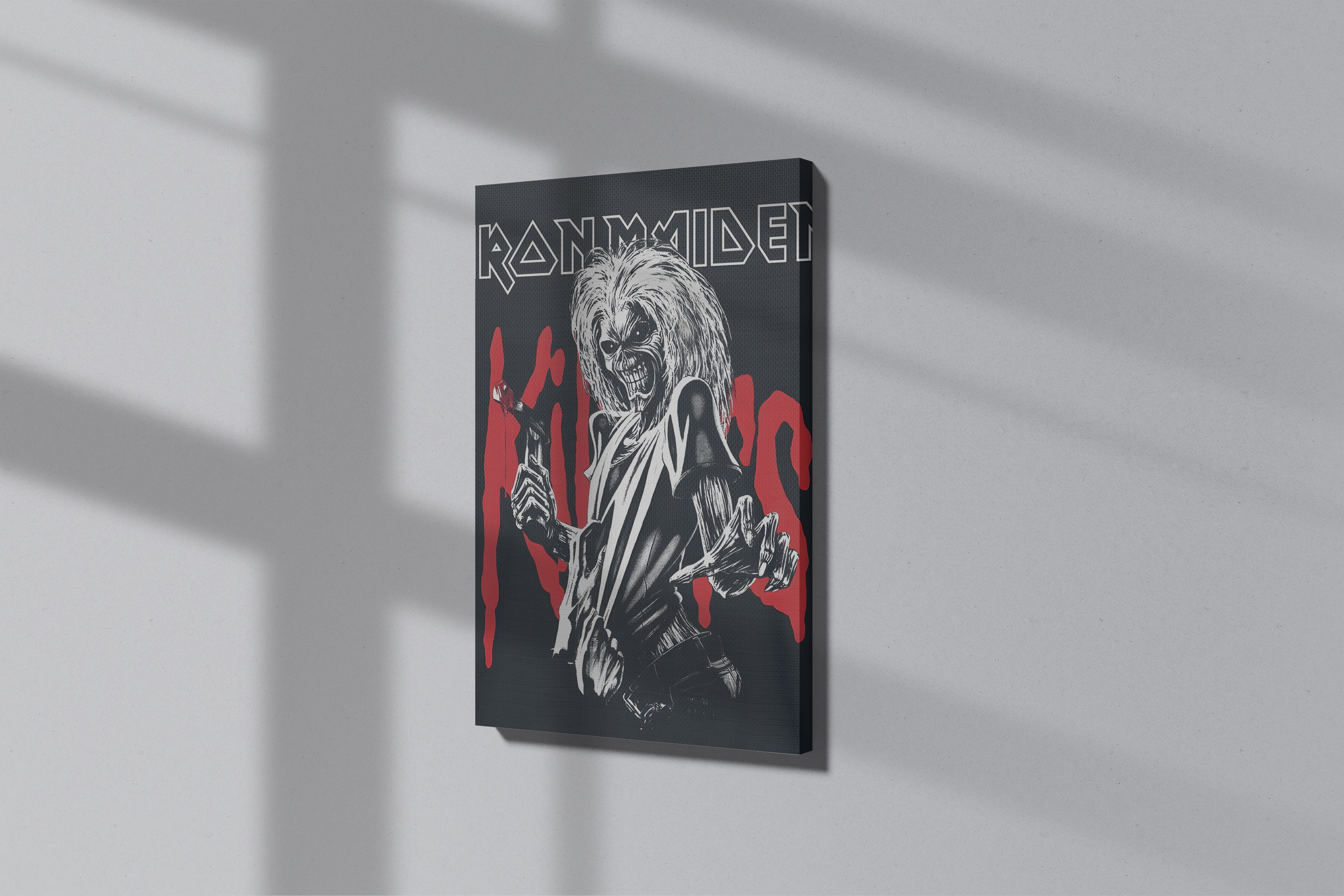 GeekCultcha Iron Maiden Eddie Premium Canvas Print