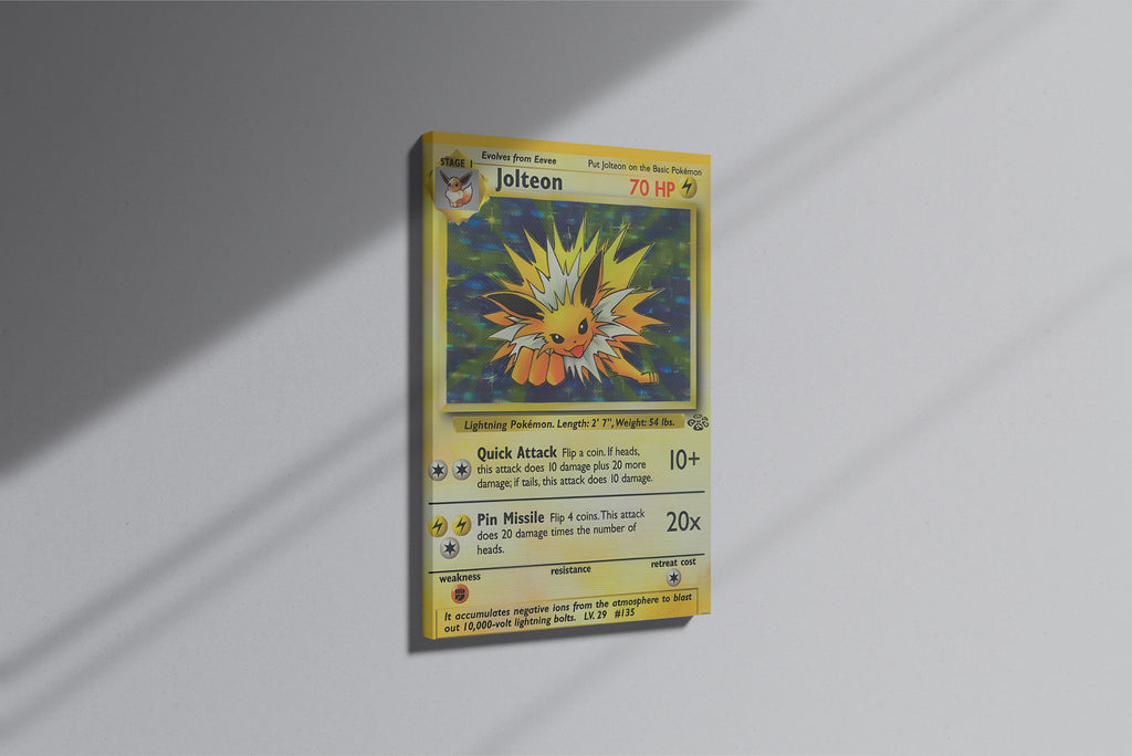 GeekCultcha Pokémon Jolteon Premium Canvas Print