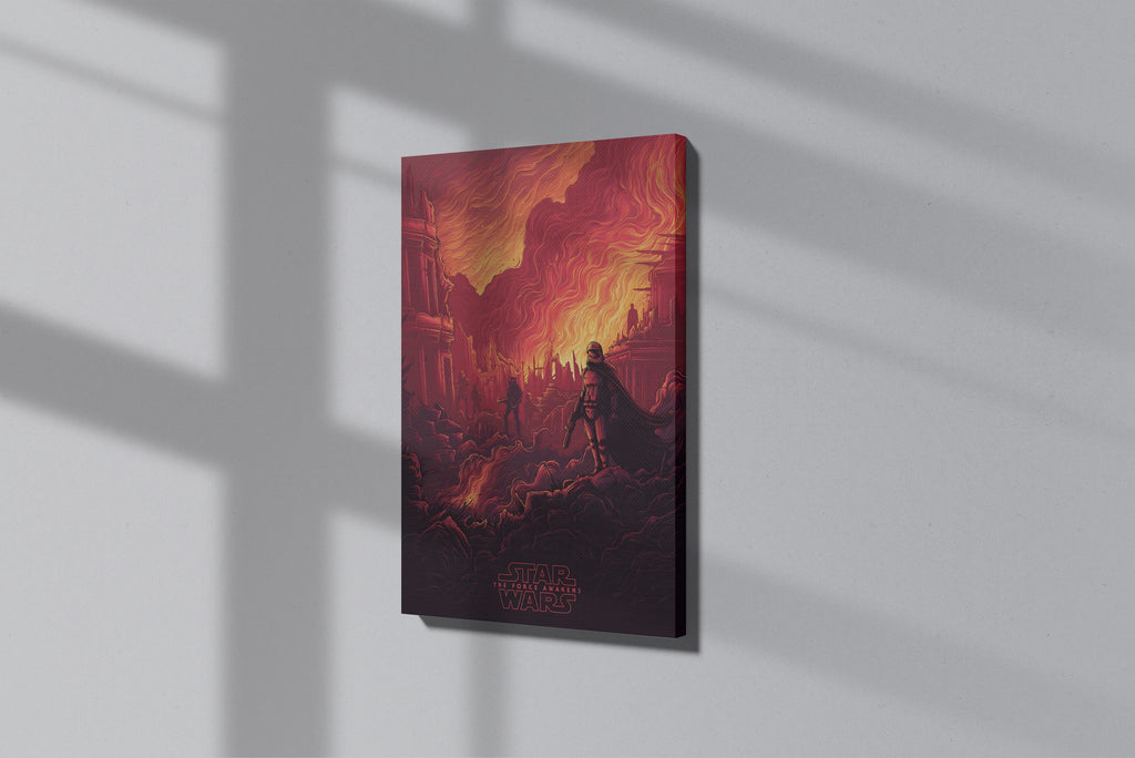 GeekCultcha Star Wars The Force Awakens Premium Canvas Print