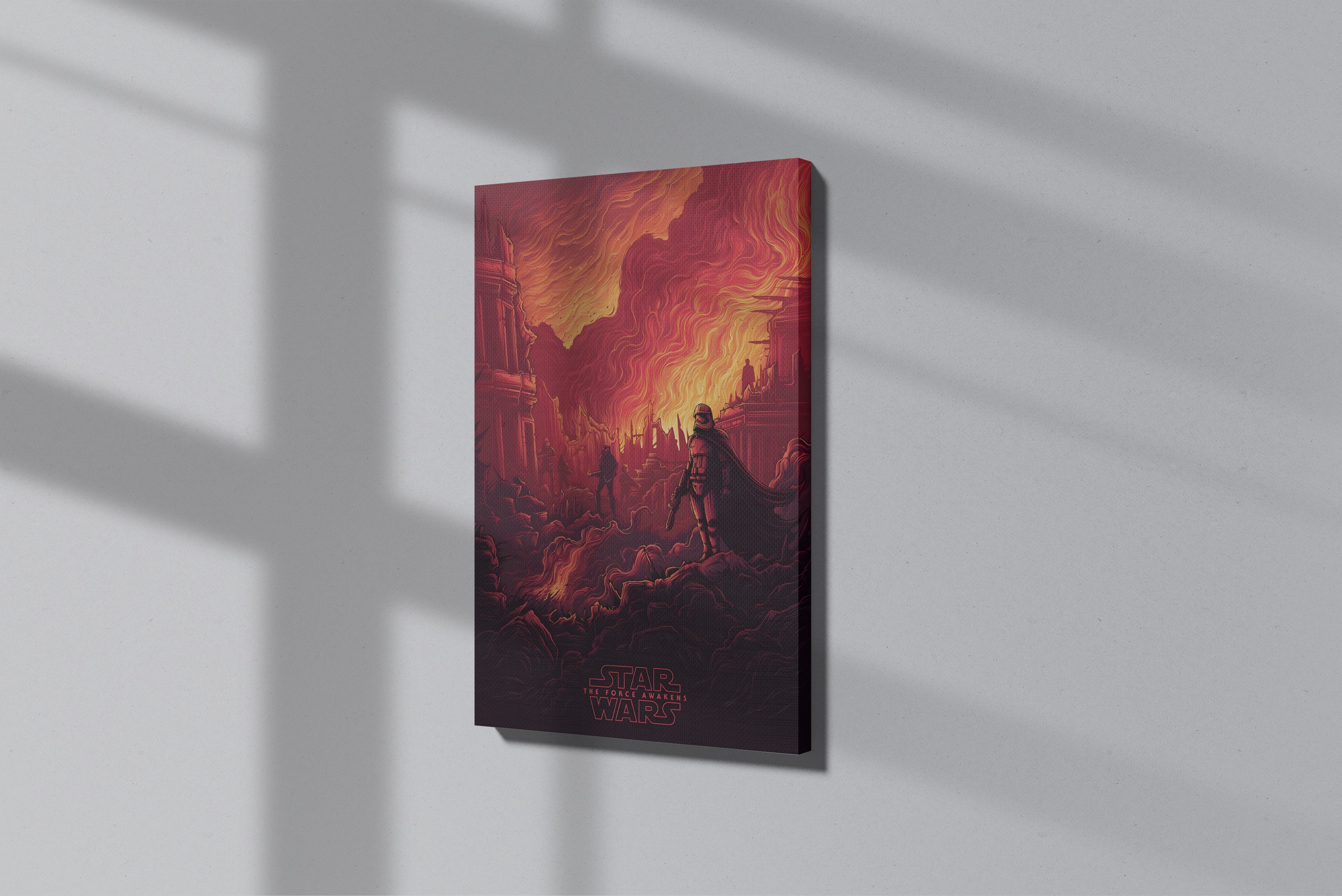 GeekCultcha Star Wars The Force Awakens Premium Canvas Print