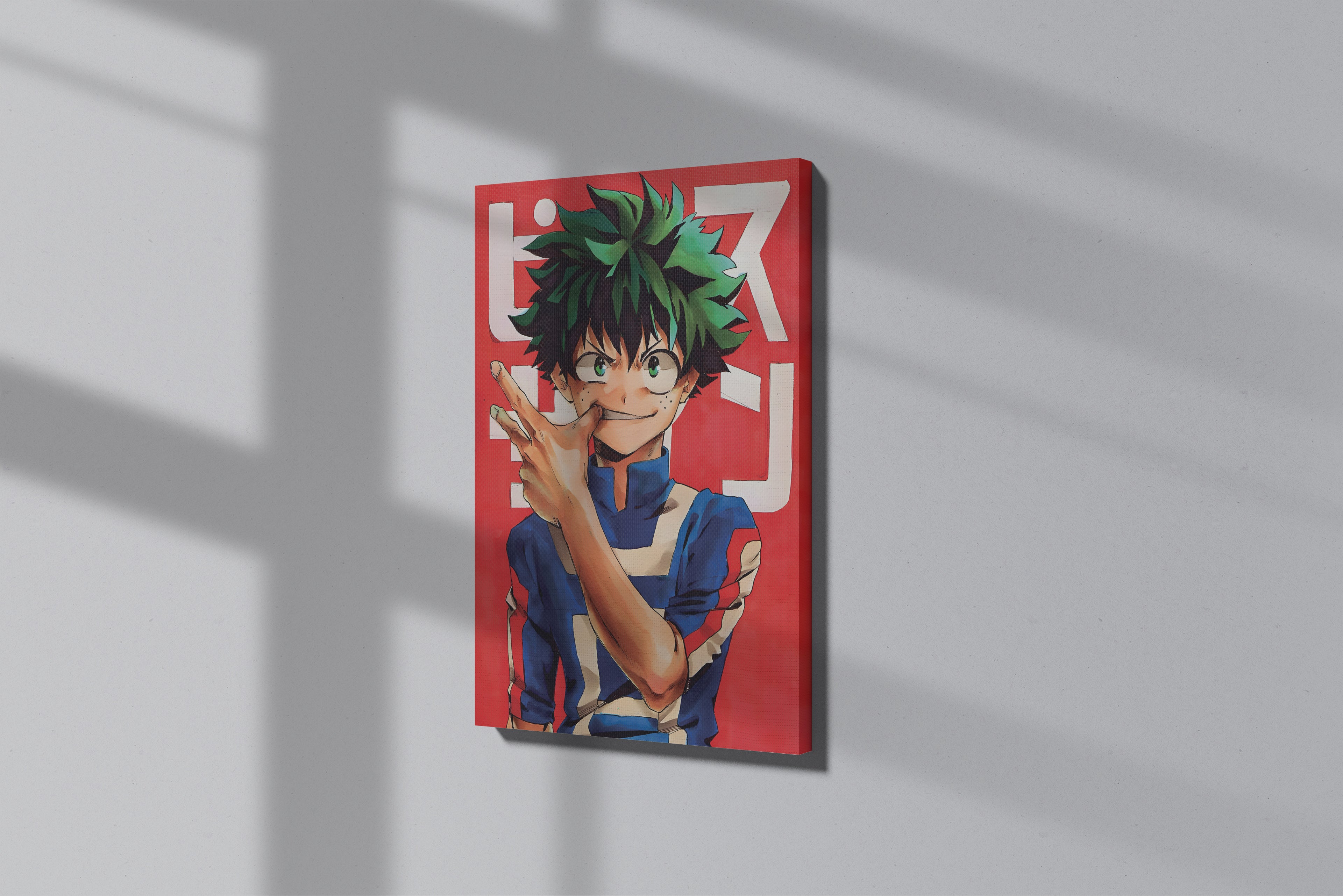 GeekCultcha My Hero Academia Deku Premium Canvas Print