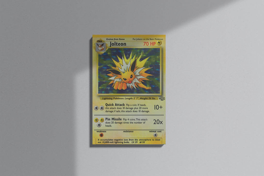 GeekCultcha Pokémon Jolteon Premium Canvas Print