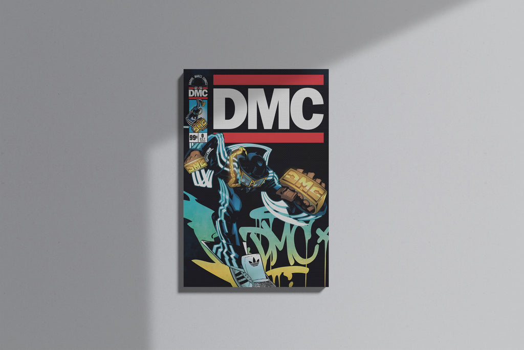 GeekCultcha DMC Comic Book Themed Premium Canvas Painting
