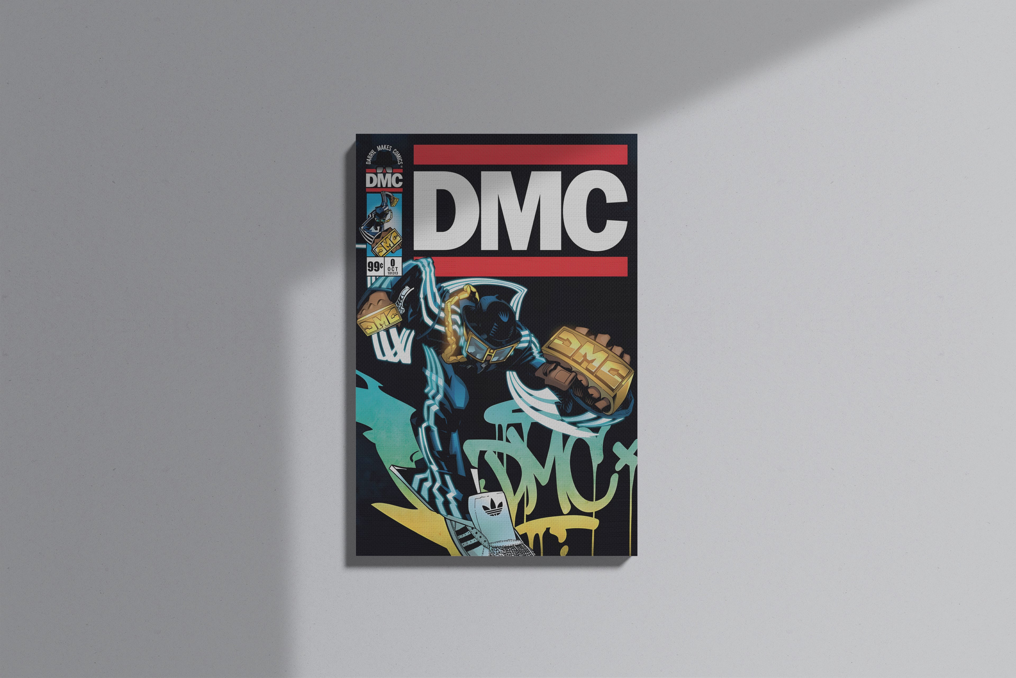 GeekCultcha DMC Comic Book Themed Premium Canvas Painting